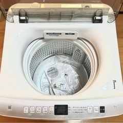「値段交渉不可」2023年式　洗濯機　7kgの画像