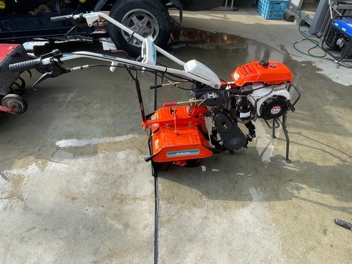 【動作確認済み一輪ゴムタイヤ】クボタ 管理機 TS500 4.2馬力／スタンド付