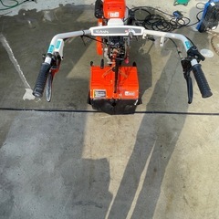 【動作確認済み一輪ゴムタイヤ】クボタ 管理機 TS500 4.2馬力／スタンド付 の画像