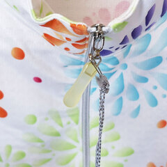 【未使用】LeMieux LIBERTE  COOLBLAST ハーフジップ 長袖 ライディングシャツ ロングスリーブ ストレッチ XS ホワイト S-T13414 レディース 乗馬 馬術の画像