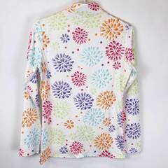 【未使用】LeMieux LIBERTE  COOLBLAST ハーフジップ 長袖 ライディングシャツ ロングスリーブ ストレッチ XS ホワイト S-T13414 レディース 乗馬 馬術の画像