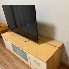 テレビボード　木製の画像