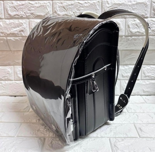 新品❤️ランドセル 黒 軽量 防水加工 自動ロック A4フラットファイル対応 牛革