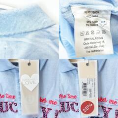 IMPERIAL RIDING ポロシャツ 半袖 ライディングシャツ S ブルー 115741 レディース 乗馬 馬術の画像