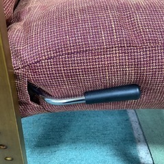 【リサイクルサービス八光】幅61.5㎝　リクライニング　高座椅子　レッドの画像