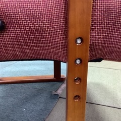 【リサイクルサービス八光】幅61.5㎝　リクライニング　高座椅子　レッドの画像