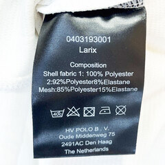 【未使用】HV POLO ハーフジップシャツ 半袖 ライディングシャツ S ホワイト 116204 レディース 乗馬 馬術の画像