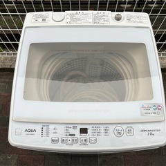 「値段交渉不可」2022年製　AQUA 洗濯機　7kgの画像