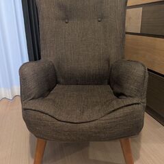 ハイバックチェア １人掛けソファの画像