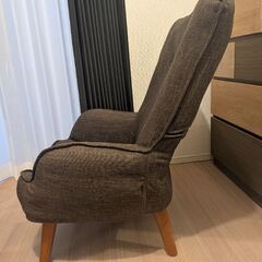 ハイバックチェア １人掛けソファの画像