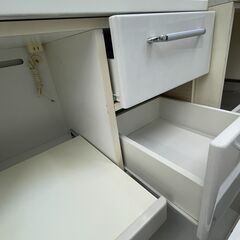 【ジャングルジャングル滋賀草津店】ジモティ来店特価‼ レンジ台 ホワイト J-251157の画像