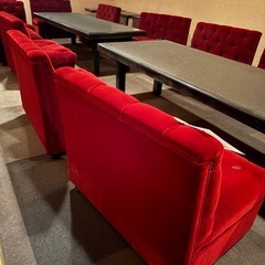 ベルベットソファの画像