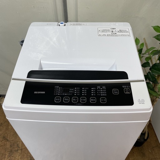 R065 ☀️ アイリスオーヤマ 洗濯機（洗濯6.0㎏) 21年製 IAW-T602E ⭐ 動作確認済 ⭐ クリーニング済