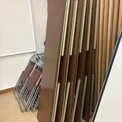 折りたたみ長テーブルの画像