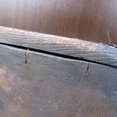 現状品 詳細不明 木製 ちりとり レトロ オブジェ  インテリア 古民具 ちり取り 塵取り 苫小牧西店の画像