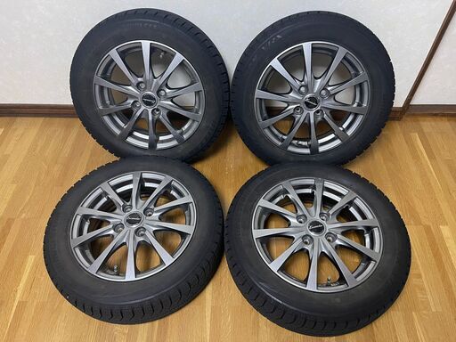 ブリヂストンスタッドレスVRX 155/65R14 アルミホイールセット 軽自動車などに