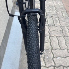 【14万円で購入】BMX 自転車 27インチ ビーチクルーザー 高級シマノ社製変速搭載 高級GTフレーム 極太タイヤ マットブラック ファットバイクの画像