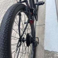 【14万円で購入】BMX 自転車 27インチ ビーチクルーザー 高級シマノ社製変速搭載 高級GTフレーム 極太タイヤ マットブラック ファットバイクの画像