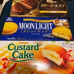 チョコレート効果　カスタードケーキ　ガトーショコラ　お菓子まとめて　の画像