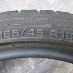 165/45R16 中古タイヤ2本セットの画像
