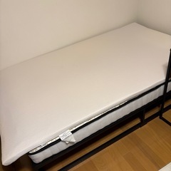 【セミダブルベッド（フレーム＋マットレスセット）】の画像