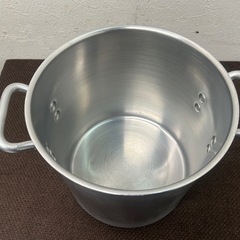 アルミ製 蓋付き寸胴鍋 直径約25cmの画像