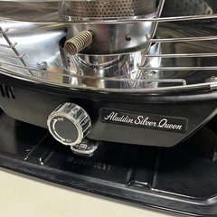70’ Aladdin アラジン SILVER QUEEN J-300002G 燃焼動作確認済 しん式 石油ストーブ タンク容量5.1L (2.55L×2) 中古品 ③の画像