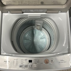 お買得☆美品☆アクア☆2022年製☆5k☆ホワイト色☆激安洗濯機☆の画像