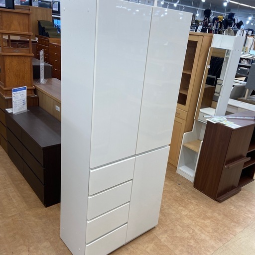 【来店いただける方限定】ニトリ キャビネット ホワイト【トレファク摂津店】