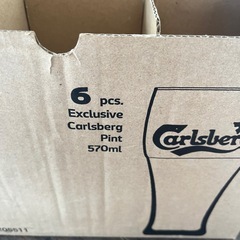 レア未発売カールスバーグワンパイント6脚
の画像