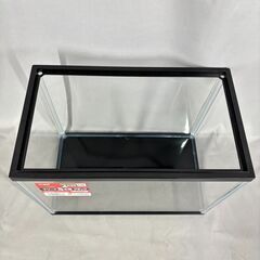 未使用 GEX マリーナ 水槽 S ブラック 蓋付きの画像