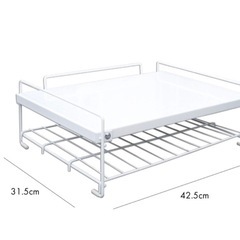 トースター、レンジ上ラックの画像