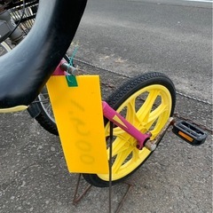 子供用一輪車の画像