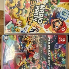 任天堂　Switch本体　ソフト２本付きの画像