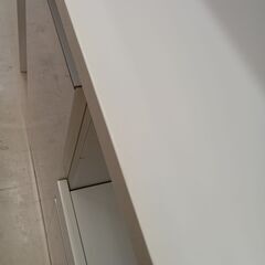 リユースのサカイ栃木店★ジモティ割あり★ NITORI 食器棚　リガーレ120KB ホワイト W120×D50.5×H180.5 クリーニング済み TC11497の画像