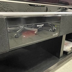 SHARP シャープ  テレビボード スピーカー内蔵 テレビ台 ウーファー リモコン付き  AN-SR600   1108-023の画像