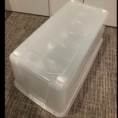 収納ケース　2個セット　クリアボックスの画像