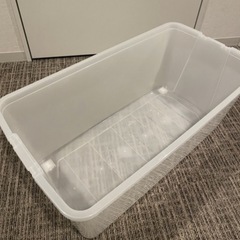収納ケース　2個セット　クリアボックスの画像
