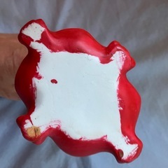 高さ13センチ・サンタのキャンドル立て（せともの）の画像