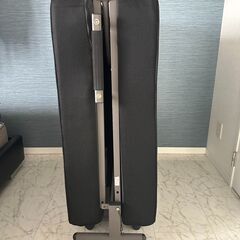 アイリスオーヤマ ベッド シングル 折りたたみベッド OTB-PSN ブラック　14段階のリクライニングの画像