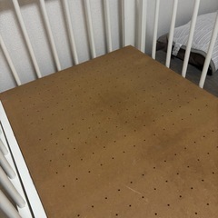 ベビーベッド　ホワイトの画像