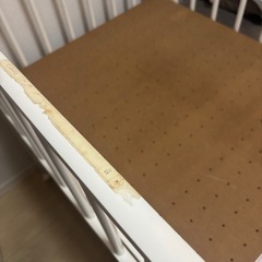 ベビーベッド　ホワイトの画像