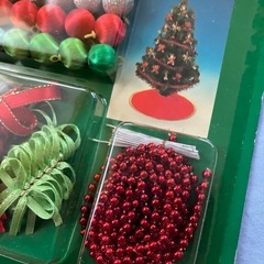 クリスマスツリー飾りつけ（2セット）の画像