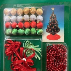 クリスマスツリー飾りつけ（2セット）の画像