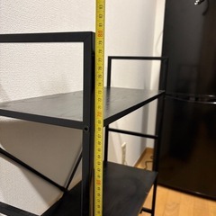 【3段アイアンラック／オープンシェルフ】の画像