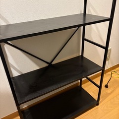 【3段アイアンラック／オープンシェルフ】の画像