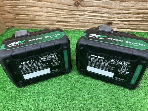 【SIW】HiKOKI ハイコーキ C1806DB(2XPZ) 18V 165mmコードレス丸ノコ バッテリー×2、充電器付き【未使用