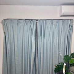 💙 ライトブルーのカーテンを販売します 💙の画像