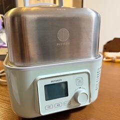【流行りの電気蒸し器・哺乳瓶の煮沸にも】BUY DEEM スチームクッカーの画像