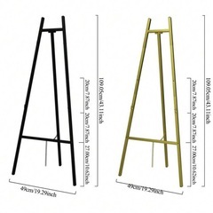 イーゼルスタンド　ゴールドの画像